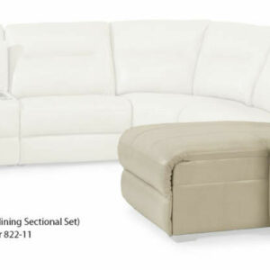 Flexsteel Monet Leather RAF Power Reclining Chaise