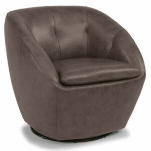 Flexsteel Wade Grain Leather Swivel Chair