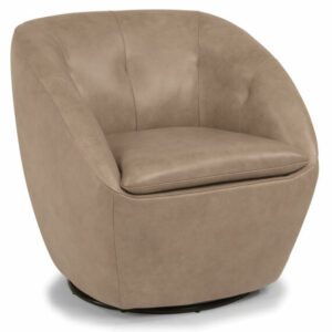 Flexsteel Wade Leather Swivel Chair