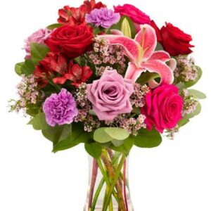 Flowers - Rosy Romance Bouquet - Regular