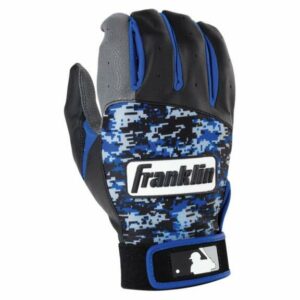 Franklin Adults' Digitek Series Batting Gloves Gray/Royal, Large - Batting Gloves at Academy Sports