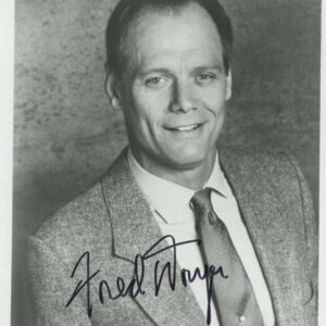 Fred Dryer Signed Photo, Custom Frame