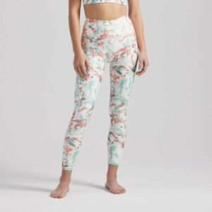 Freely Women's High Waist 7/8 Pocket Leggings Orange, Medium - Women's Athletic Pants at Academy Sports