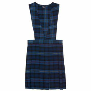 French Toast Girls' V-neck Pleated Plaid Jumper Blue/Red, 16 Youth - Uniform Accessories at Academy Sports