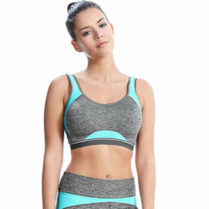 Freya Active Epic UW Crop Top Sports Bra - 36B - Carbon