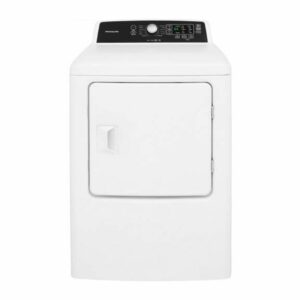 Frigidaire FFRG4120S 27 Inch Wide 6.7 Cu. Ft. Gas Dryer with Dry Sense Technology White Laundry Appliances Dryers Gas Dryers