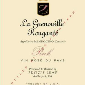 Frog's Leap 2019 Pink La Grenouille Rougante - Rosé Rosé Wine