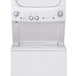 GE 27" Unitized Spacemaker Stack Washer With Electric Dryer