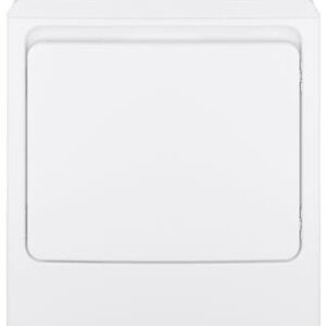 GE 6.2 Cu Ft Front Loading White Electric Dryer