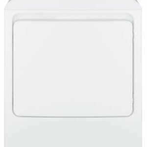 GE 7.2 Cu Ft Front Loading White Electric Dryer