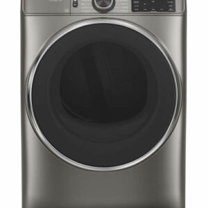 GE 7.8 Cu. Ft. Capacity Satin Nickel Smart Front Load Electric Dryer With Steam