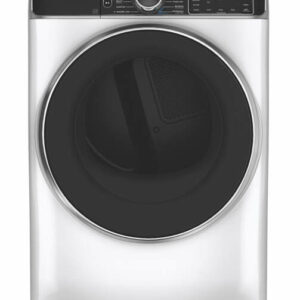 GE 7.8 Cu. Ft. Capacity White Smart Front Load Electric Dryer With Steam