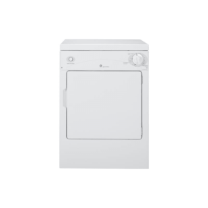 GE DSKP333EC 24 Inch 3.6 Cu. Ft. Spacemaker Portable 120 Volt Electric Dryer White Laundry Appliances Dryers Electric Dryers