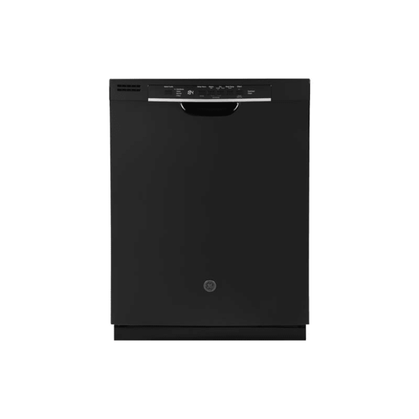 GE GDF530PGM 24 Inch Wide 16 Place Setting Energy Star Rated Built-In Full Console Dishwasher with Piranha Hard Food Disposer Black Dishwashers