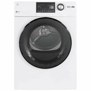 GE GFD14ES 24 Inch Wide 4.3 Cu. Ft. Energy Star Rated Electric Dryer White Laundry Appliances Dryers Electric Dryers