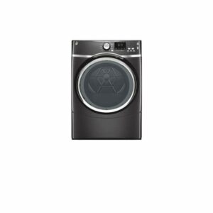 GE GFDS170GH 27 Inch 7.5 Cu. Ft. Gas Dryer with Steam Refresh Diamond Gray Laundry Appliances Dryers Gas Dryers