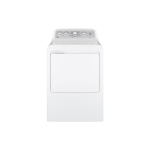 GE GTD45GAJ 27 Inch Wide 7.2 Cu. Ft. Gas Dryer with HE Sensor Dry White / Silver Laundry Appliances Dryers Gas Dryers