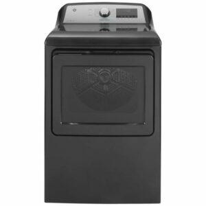 GE GTD84EC 27 Inch Wide 7.4 Cu Ft. Energy Star Rated Electric Dryer Diamond Gray Laundry Appliances Dryers Electric Dryers