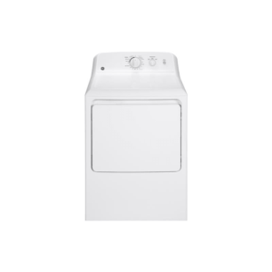 GE GTX22EAK 27 Inch Wide 6.2 Cu. Ft. Electric Dryer with Aluminized Alloy Drum White Laundry Appliances Dryers Electric Dryers