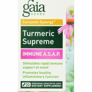 Gaia Herbs - Turmeric Supreme Immune A.S.A.P. Supplement