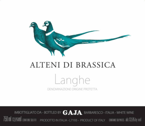 Gaja 2017 Alteni di Brassica Sauvignon Blanc - White Wine