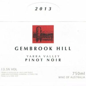Gembrook Hill Vineyard 2013 Pinot Noir - Red Wine