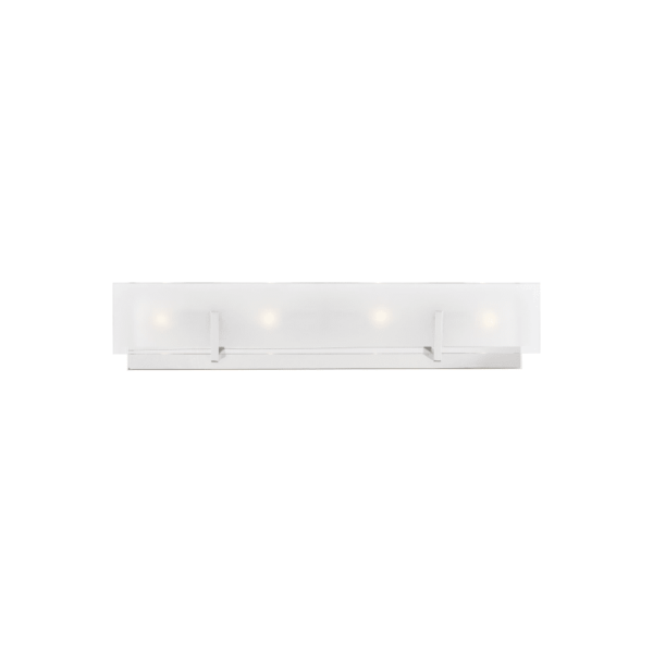 Generation Lighting 4430804EN Syll 26" Wide ADA Bath Bar with LED Bulbs Chrome Indoor Lighting Bathroom Fixtures Bath Bar