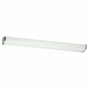 Generation Lighting 49015LE 2 Light 48" Wide Rounded Bath Bar Chrome Indoor Lighting Bathroom Fixtures Bath Bar