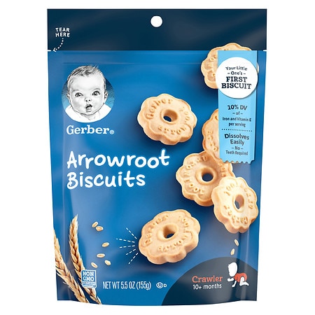 Gerber Arrowroot Cookies - 5.5 oz