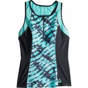Gerry Women's Whip Scuba Tankini Swim Top Aqua/Turquoise, X-Large - Women's Swimsuit Separates at Academy Sports