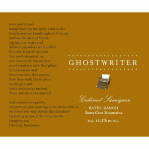 Ghostwriter 2014 Bates Ranch Cabernet Sauvignon - Red Wine