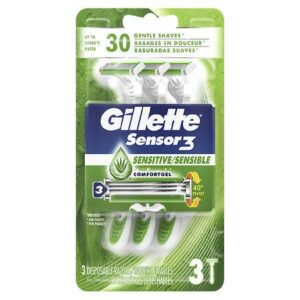 Gillette Sensor3 Sensitive Men's Disposable Razor - 3.0 ea