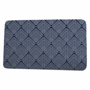 Goals, Gourds, & Gatherings Lifeflor Bath Mat, Navy Blue, 21"x34"