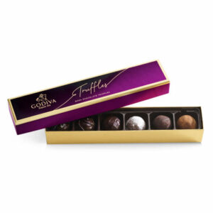 Godiva Dark Decadence Chocolate Truffle Flight, 6 pc Dark Chocolate