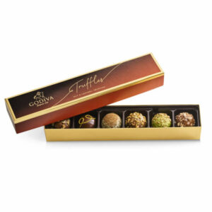 Godiva Nut Lovers Chocolate Truffle Flight, 6 pc Milk Chocolate