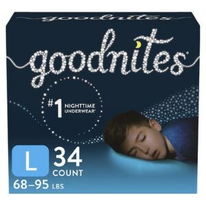 GoodNites Boys' Nighttime Bedwetting Underwear - 34.0 ea