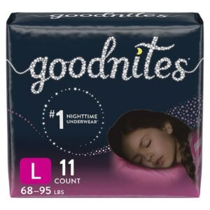 GoodNites Girls' Nighttime Bedwetting Underwear - 11.0 ea