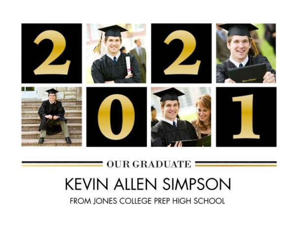 Graduation 11x14 Poster, Home Décor -Basic Blocks 2021