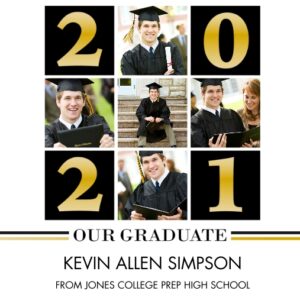 Graduation 11x14 Poster(s), Board, Home Décor -Basic Blocks 2021