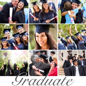 Graduation 16x20 Poster(s), Board, Home Décor -Cursive Graduate 2021