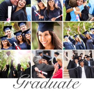 Graduation 20x30 Poster(s), Board, Home Décor -Cursive Graduate 2021