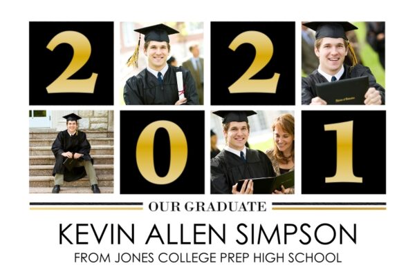 Graduation 24x36 Adhesive Poster, Home Décor -Basic Blocks 2021