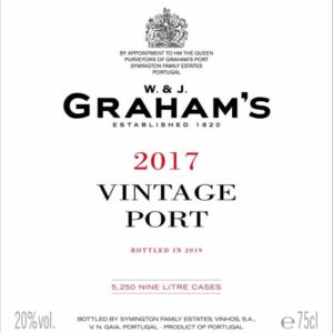 Graham's 2017 Vintage Port (375ML half-bottle) - Dessert Wine
