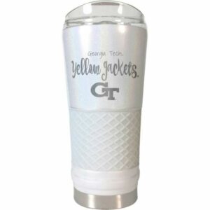 Great American Products Georgia Tech The Draft Vacuum Insulated 24 oz Beverage Cup White - NCAA Novelty at Academy Sports