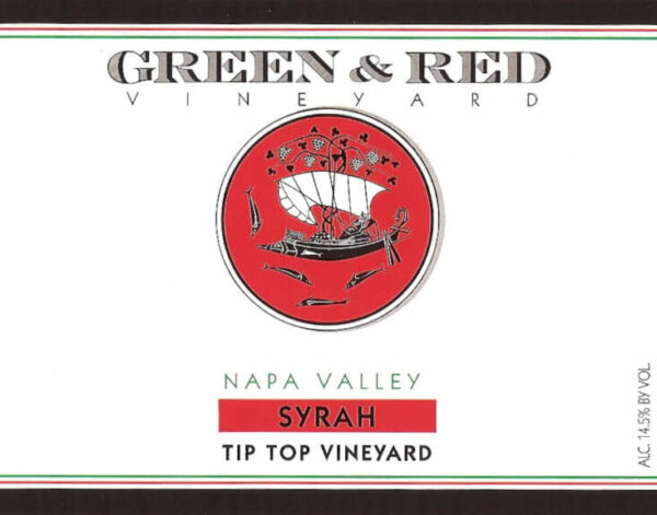 Green & Red 2015 Tip Top Vineyard Syrah - Syrah/Shiraz Red Wine
