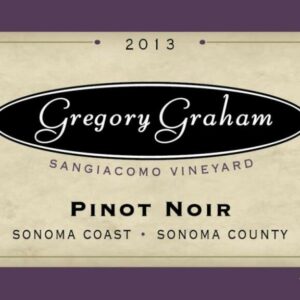 Gregory Graham 2013 Sonoma Coast Pinot Noir - Red Wine
