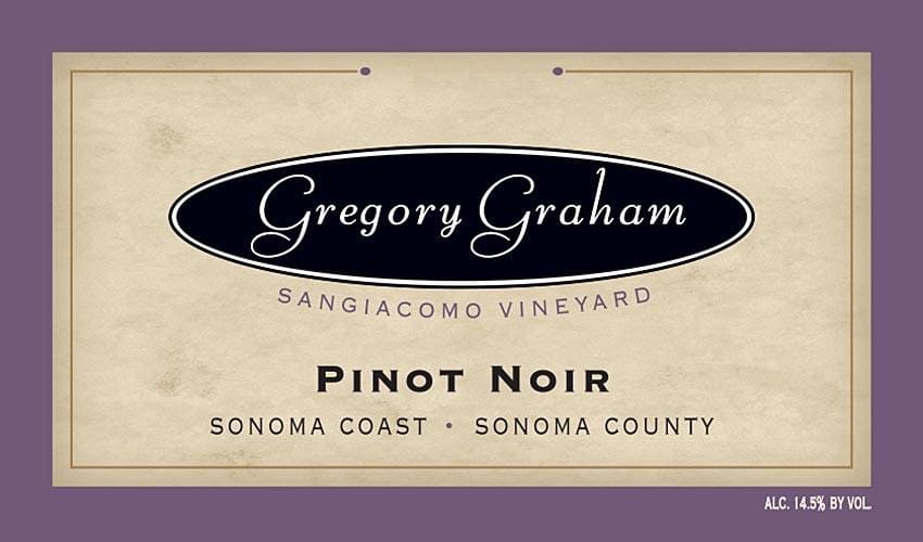 Gregory Graham 2014 Sonoma Coast Pinot Noir - Red Wine