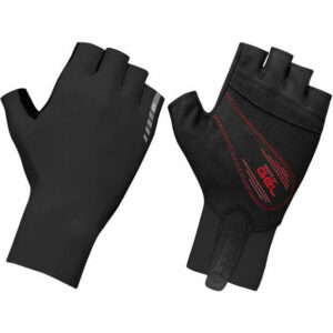 GripGrab Aero TT Short Finger Gloves - Black-Black