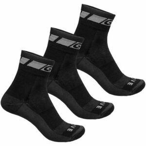 GripGrab Merino Regular Cut 3PACK - Black