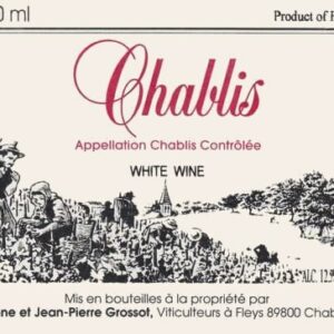 Grossot 2017 Chablis - Chardonnay White Wine